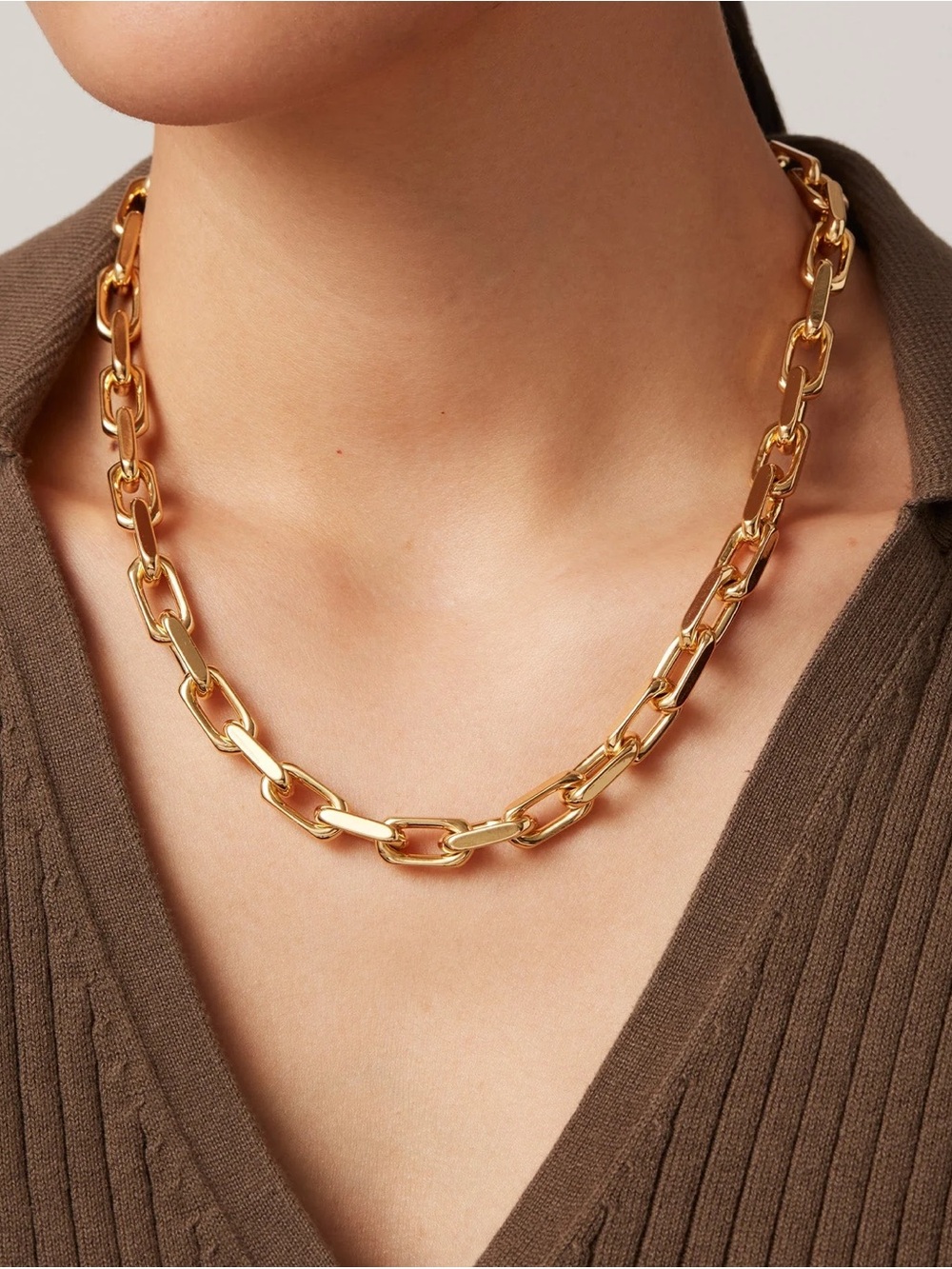 New Jenny Bird Loire Necklace | Gold Tone Dipped Brass